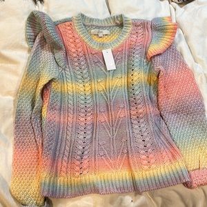 Loft Tie Dye Sweater Small